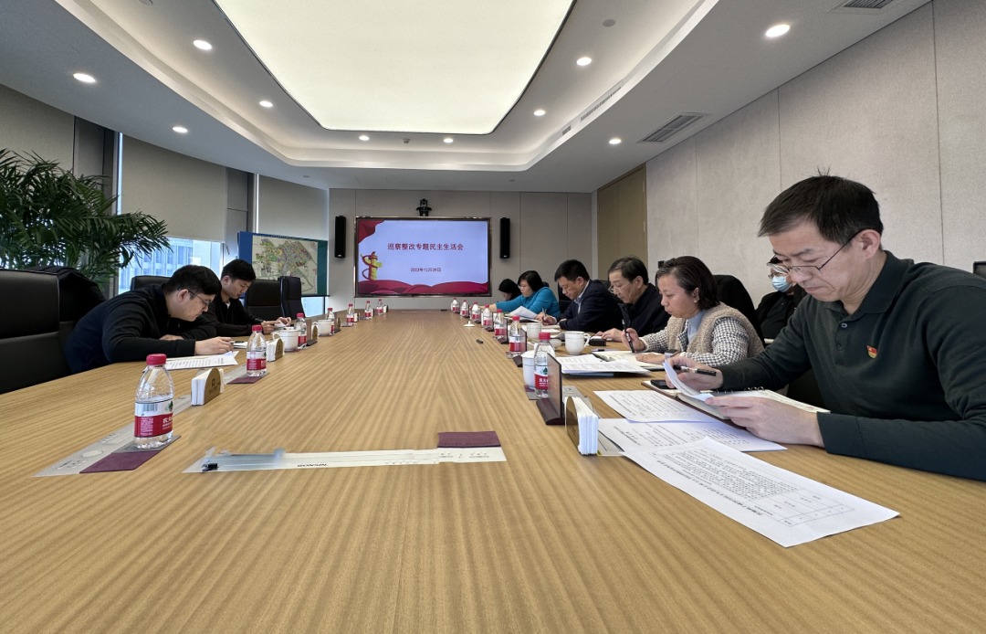 亦庄DG视讯集团党委召开巡察整改专题民主生涯会